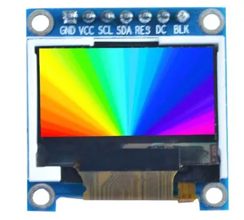 0.96 hüvelyk 7PIN SPI 262K TFT LCD Kijelző Színes Képernyő Adapter Fórumon ST7735S Meghajtó IC 128*64