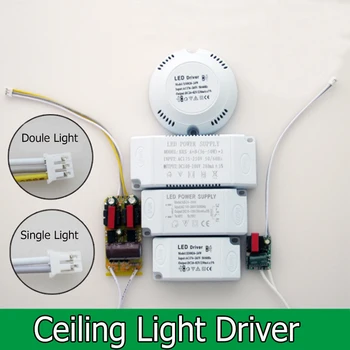 1db 12-48W Mennyezeti Lámpa Vezetők AC175-265V LED Transzformátor Szegmentált Két Dupla Szín-Temp Állandó-Jelenlegi Tápegység