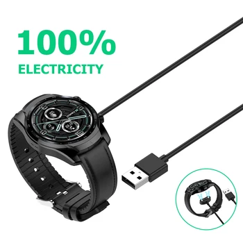 1m Gyors USB Töltő Kábel Alap Ticwatch Pro 3 Smart Óra Mágneses Töltő Kábel TicWatch PRO3 Smart Óra Tartozékok