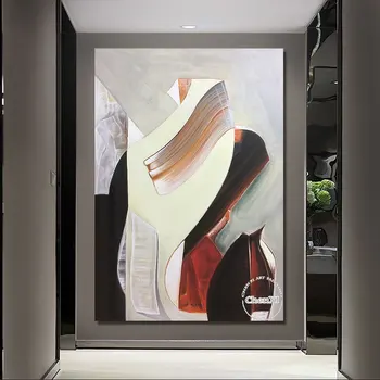 2022 Ingyenes Szállítási Absztrakt Festmény Fal Óvoda Művészeti Kezét Kép Modern Vászon Kína Mű Lakás Keretben