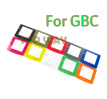 50pcs színes műanyag képernyőn a GBC Gameboy color Retro Konzol LCD lencse csere Képernyő Védő Lencse