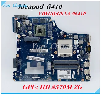 90004033 VIWGQ GS LA-9641P Alaplapja A Lenovo ideapad G410 Laptop Alaplap HM86 HD 8570M 2G GPU DDR3 100% - os Teljes Vizsgált