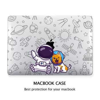 a MacBook Pro 13 Esetben A1706 A1708 A2289 A2251 A2159 Űrhajós tok Macbook Pro M1 M2 Chip A2338 a Billentyűzet Fedél