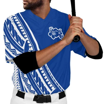 A Polinéz Törzsi Tongai Totem Tetoválás Tonga Nyomatok Felnőtt & Gyerek Baseball Jersey Sima Póló Csapat Sport Egyenruhát Luxus Alkalmi