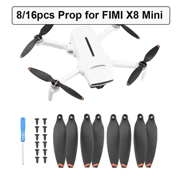 A Propeller a FIMI X8mini X8 Mini Csere Penge Kellékek Könnyű Súly 8/16pcs Penge Szárny Rajongók Alkatrészek Szintén Csavar Szett