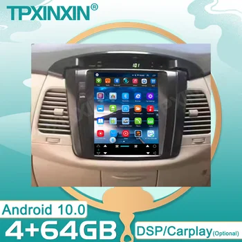 Android 10 4+64G Toyota Innova IPS érintőképernyő, Navigáció, Autós Multimédia GPS Rádió Játékos, De-a Carplay