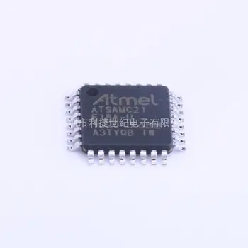 ATSAMC21E18A-AUT 32-TQFP Mikrokontroller IC 32 bites Single-core 48MHz 256KB Flash Memória