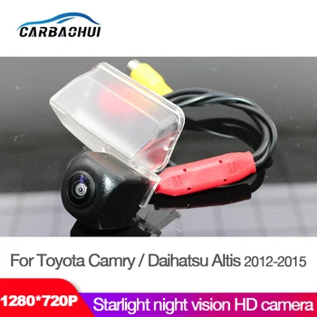 Autó vezeték nélküli tolatókamera Toyota Camry Daihatsu Altis 2012 2013 2014 2015 CCD HD Vízálló magas minőségű Biztonsági kamera