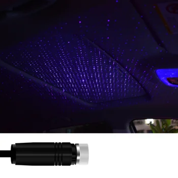 Autós USB LED Autó Belső lámpa Tető Star Night Lights a Citroen C2 C3 C4 C4L C5 DS DS4 DS4S DS5 DS6 DS7 DS5LS DS3