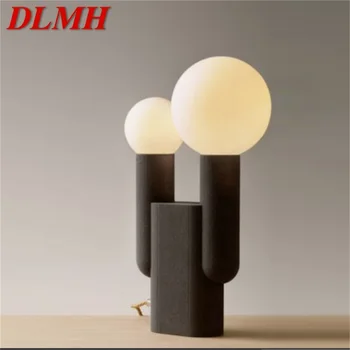 DLMH Északi Kreatív Szürke, asztali Lámpa, Modern Design, Asztal Világítás Haza Éjjeli Dekoráció