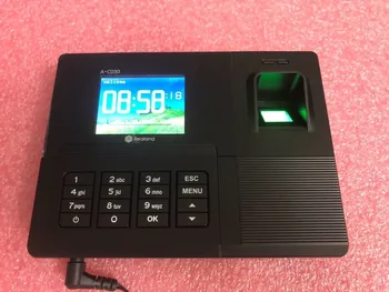 Egy-C030 2.8 inch TFT Biometrikus Ujjlenyomat Idő Részvétel Óra Ujjlenyomat gép AZONOSÍTÓ kártya részvétel