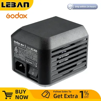 Godox AC400 AC tápegység Forrás Adapter Kábel AD400PRO Speedlite