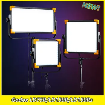 Godox RGB Panel Fény LD75R/LD150R/LD150Rs Aplikasi Lampu Videó Langsung Berita dan Kontrol DMX