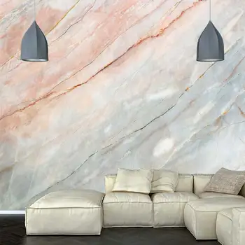 Jazz-fehér, tinta mosni, tintával márvány, modern, Skandináv, Európai stílusú 3D-s nappali, hálószoba, egyedi öntapadós tapéta falfestmények