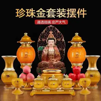 Junlanzhai Mázas Buddha Eszközök, Kellékek A Buddha Otthoni Használat, Víz, Poharak, Vázák, Tömjén Égők