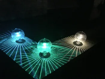 Kültéri Napelemes Úszó Tó Fény Kerti Medence színváltó LED Lámpa Vízálló Tó, Úszó Lámpa