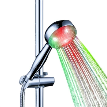 LD8008-A18 színű LED zuhany, kád csaptelepek a többszínű gyorsan villog típus