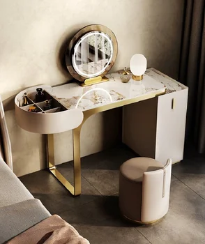 Luxus szekrény, szekrények, beépített hálószoba, modern, egyszerű tükör, magas minőségű fésülködő asztal