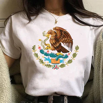 Mexikó Tee női komikus tshirt lány streetwear manga ruhák