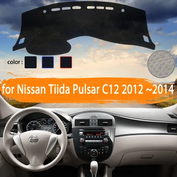 Nissan Tiida Pulsar C12 2012 2013 2014 Autó Műszerfal Fedezze Dashmat Kerülje a Napfény Árnyék Szőnyeg, Autó Tartozékok