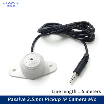 Passzív 3,5 mm-es Pickup Hálózati Kamera Mikrofon A Mikrofon Hangot Gyűjtő Ellenőrző Készülék