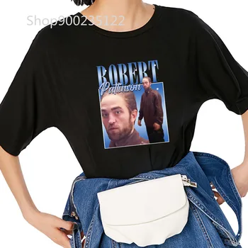 Robert Pattinson Áll Mém Pólók Női Harajuku póló Női Nyári Vicces, Hétköznapi, Szemléletes póló, Női Ruha