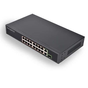 SDAPO PSE1816GSR V2.0 Maximális átviteli távolság 250meter 10/100Mbps 16 port, PoE switch