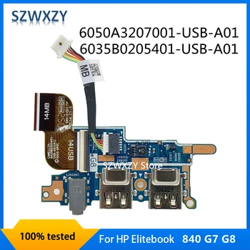 SZWXZY A HP Elitebook 840 G7 G8 Laptop USB Audio Board Kábel 6035B0205401-USB-A01 6050A3207001-USB-A01 M07207-001