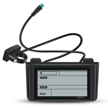 Tekerés közben fel is töltheted SW900 LCD Kijelző Vezérlő 24/36/48/60/72V Sebesség Mérő Sebességmérő Vezetékes Vízálló Csatlakozó, USB Kerékpár Rész