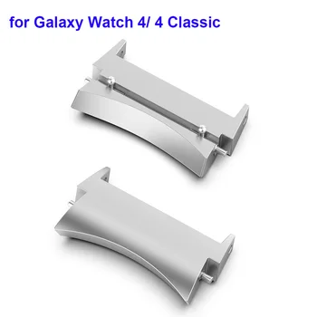 Watchband Heveder Fej Csatlakozó Galaxy Óra 4 Rozsdamentes Acél Adapter Samsung Galaxy Óra 4 Klasszikus Fém Kapcsolat