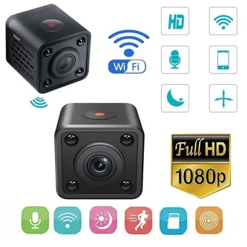 WiFi Mini X6 Kamera HD Felbontású Night Vision Wireless Home Security Monitoring Webkamera Érzékelő Szabadtéri Sportok Videó Felvevő