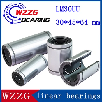 WZZG LM30UU (4db/lot) lineáris csúszó csapágy 30*45*64 MM-es kiváló minőségű csapágyak