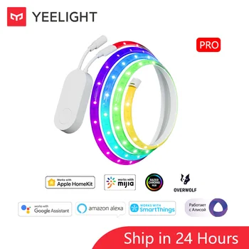 Yeelight Smart Led Lightstrip Pro Kaméleon Világos Szalag Szín RGB Ambilight Játék Fordította: Munka Apple Homekit Xiaomi Mi Otthon App