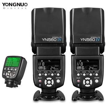 YONGNUO YN560 IV YN-560 IV. 560IV 2.4 G Wireless Flash Speedlite a Rádió Master Módban Canon 6D 7D, 60D 70D Nikon