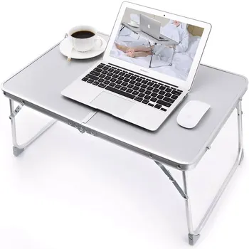 Összecsukható Laptop Asztal Haza, Reggeli Várja Tálca Hordozható Piknik Asztal, Könnyű Laptop Asztal Munkába Állni Olvasás Jogosultja