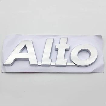 Új, Eredeti OEM Alkatrészek Automatikus Hátsó Chrome ALTO Jelvény Jelkép 77832-68K00-0PG A Suzuki Alto